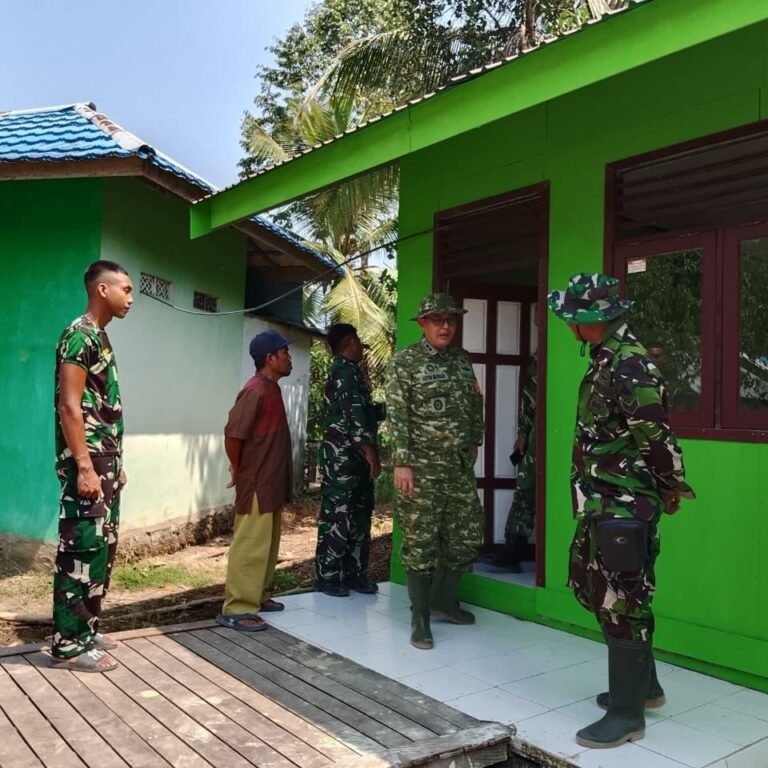 Peninjauan Akhir TMMD Ke-129 di Tamban Bangun Dipimpin Letkol Anton Mahriadi
