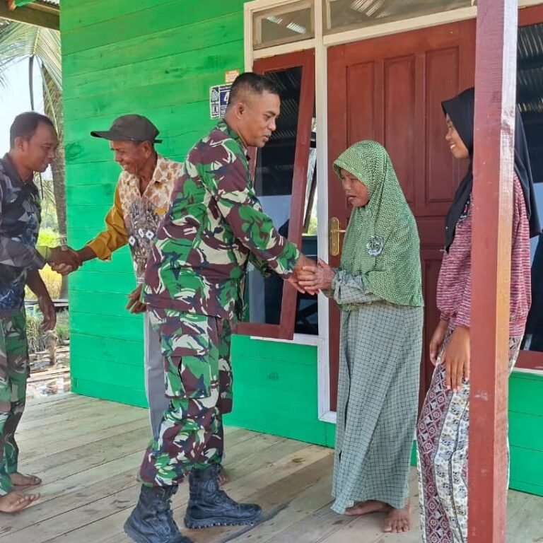 Sentuhan TMMD Ke-129 Ubah Suasana Rumah Kai Birhasani di Tamban Bangun