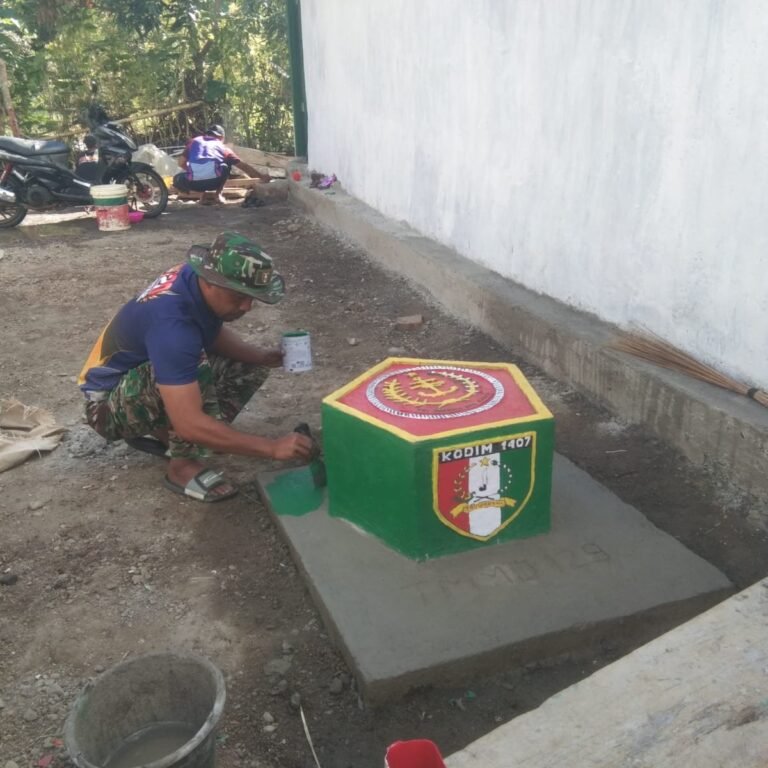 Penanda Prasasti Terpasang di Rumah Sasaran RTLH TMMD ke-129