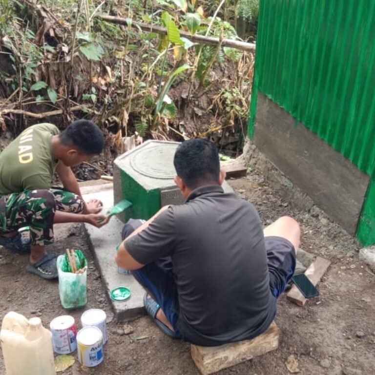 Prasasti Resmikan Selesainya Sasaran Jambanisasi Titik 3 di Desa Langi