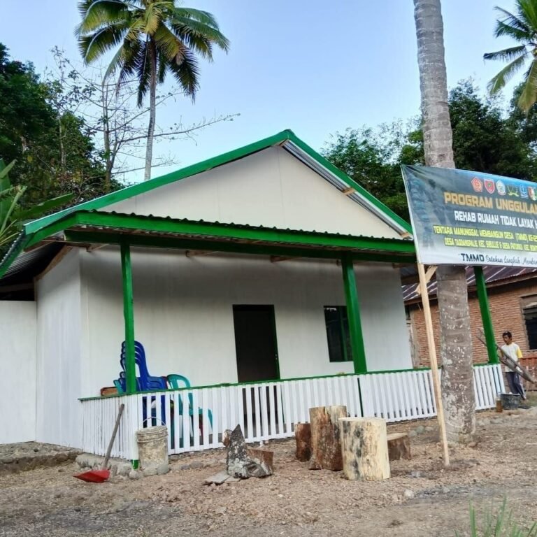 Tujuh RTLH di Bone Berubah Wajah Berkat Satgas TMMD ke-129 Kodim 1407/Bone
