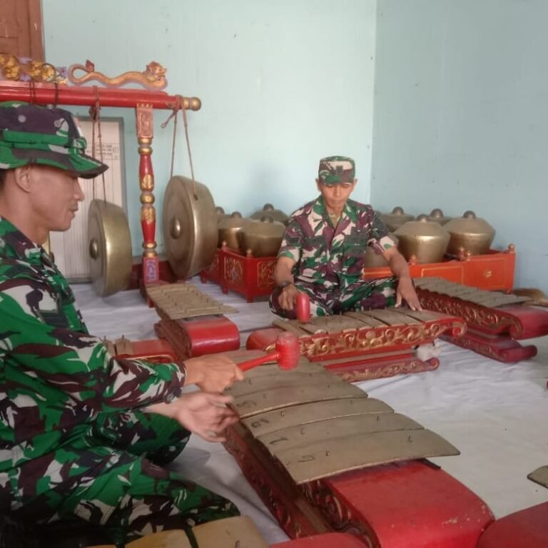 Satgas Tata Gamelan untuk Sempurnakan Penutupan TMMD Reguler ke-129