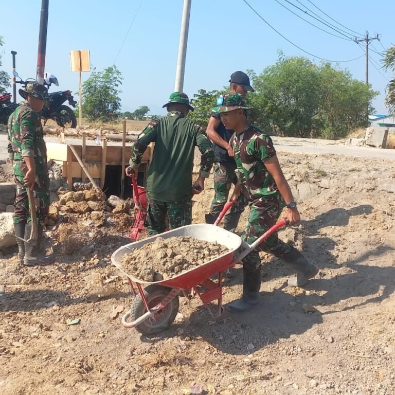 Akhir Pekerjaan TMMD: Perataan Tegas untuk Bahu Jalan yang Aman