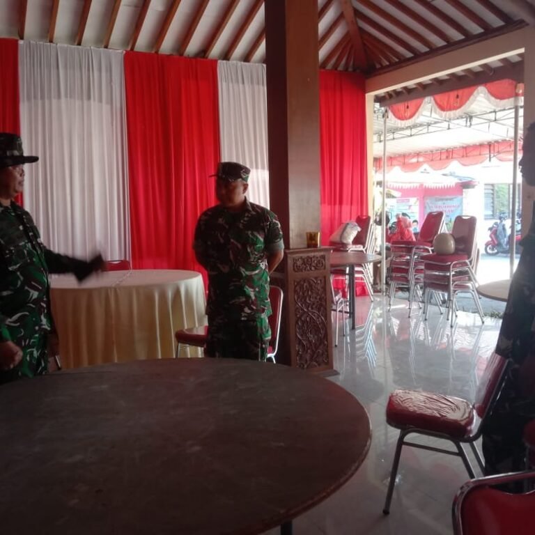 Inspeksi Detail Ruang, Kasdim Pastikan Penutupan TMMD 0726/Sukoharjo Siap