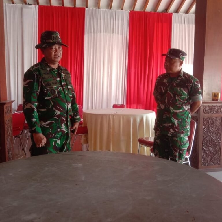 Tinjau Lokasi Penutupan, Kasdim 0726/Sukoharjo Pastikan Semua Perlengkapan Siap