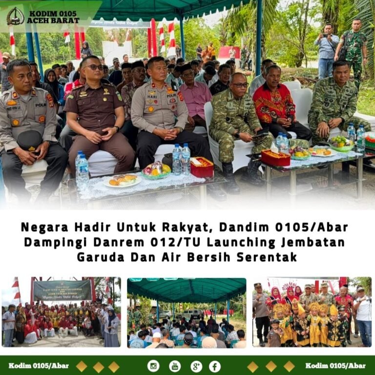 Peluncuran Nasional Infrastruktur: 2.500 Jembatan Garuda dan 3.000 Sumur Bor Diresmikan oleh Presiden
