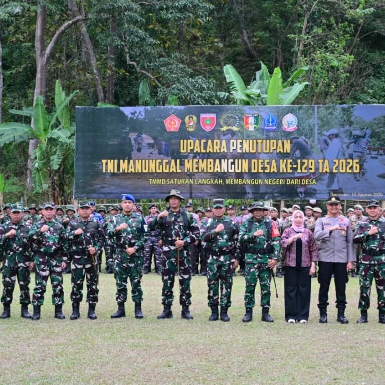 Penutupan TMMD Ke-129 di Patukku: Tool Kit Dikembalikan, Hasil Serah Terima ke Pemda