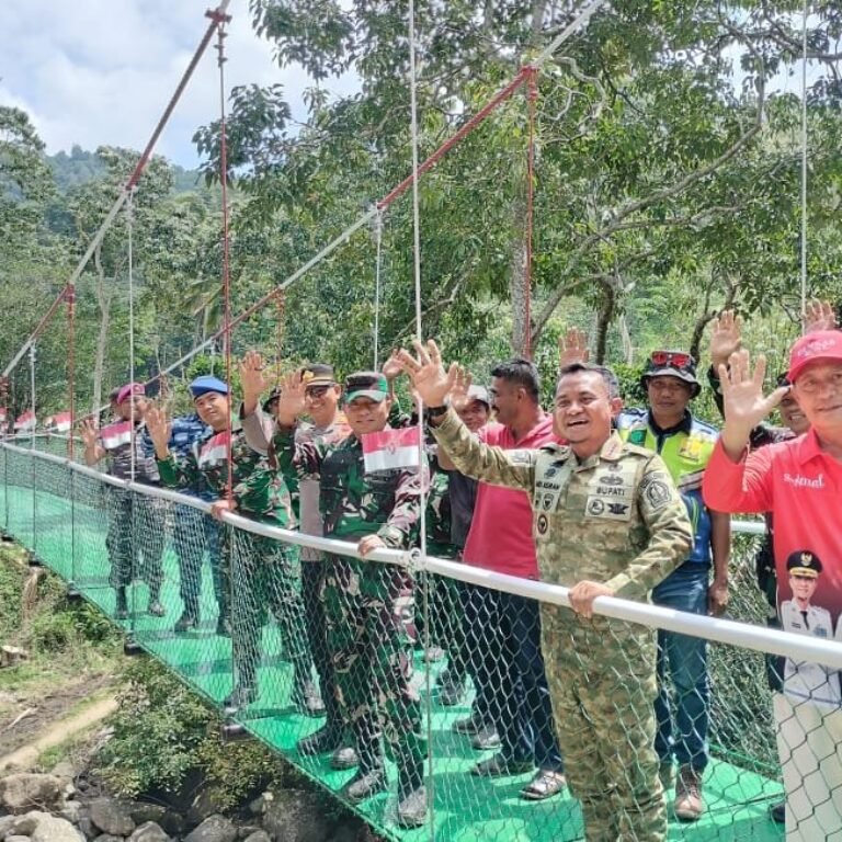 Peresmian Jembatan TMMD di Desa Patukku, Akses Baru untuk Mobilitas Warga