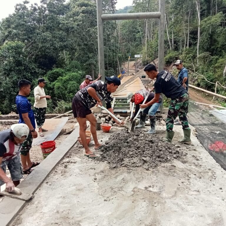 Awal Manfaat Jok Jembatan Gantung Tampak di Desa Pattuku