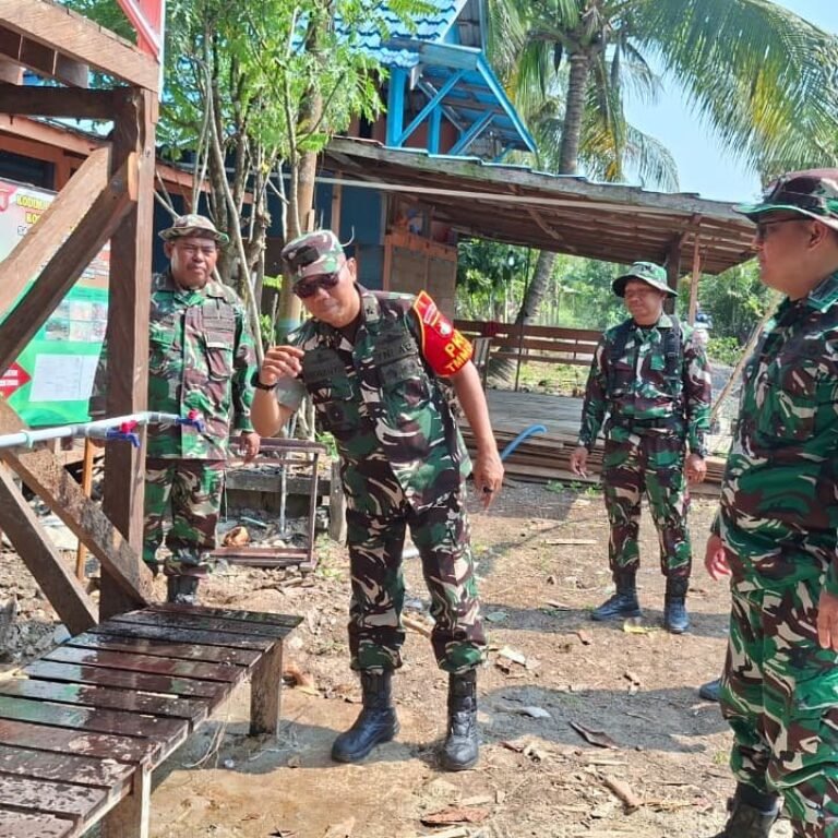 Irdam XXII/Tambun Bungai dan Forkopimda Cek Pekerjaan TMMD ke-129 di Tamban
