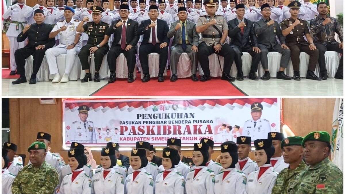 Kodim 0115/Simeulue Bentuk Paskibraka Berkarakter melalui Pembinaan Disiplin dan Mental