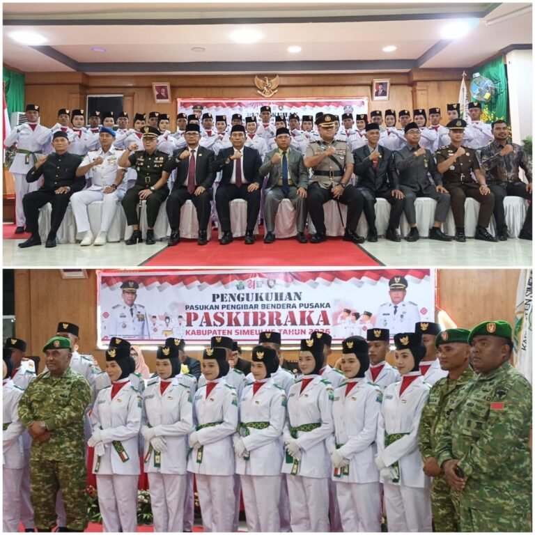 Kodim 0115/Simeulue Bentuk Paskibraka Berkarakter melalui Pembinaan Disiplin dan Mental
