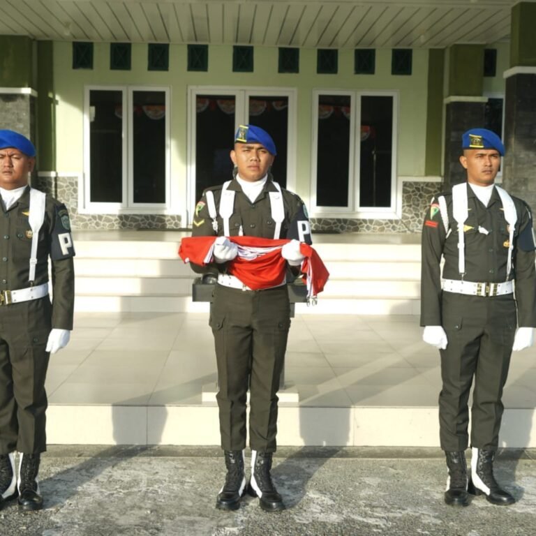 Peringatan HUT RI ke-81 di Meulaboh: Korem 012/TU Gelar Upacara Bendera
