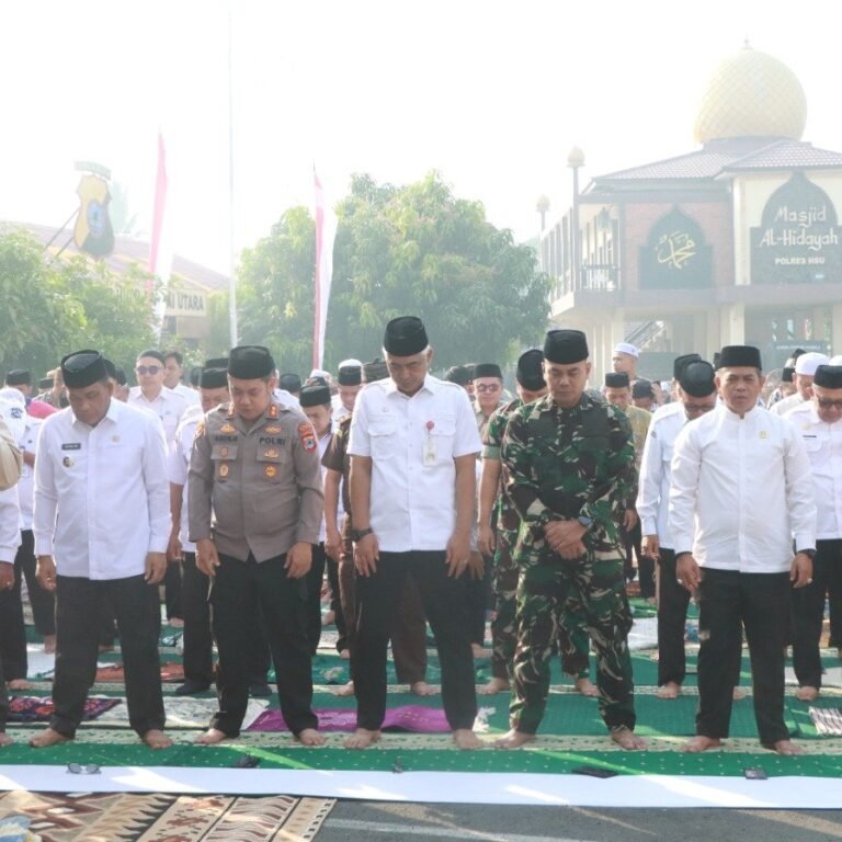 Dandim 1001/HSU Ikut Sholat Istisqa yang Digelar Polres dan FKPD HSU