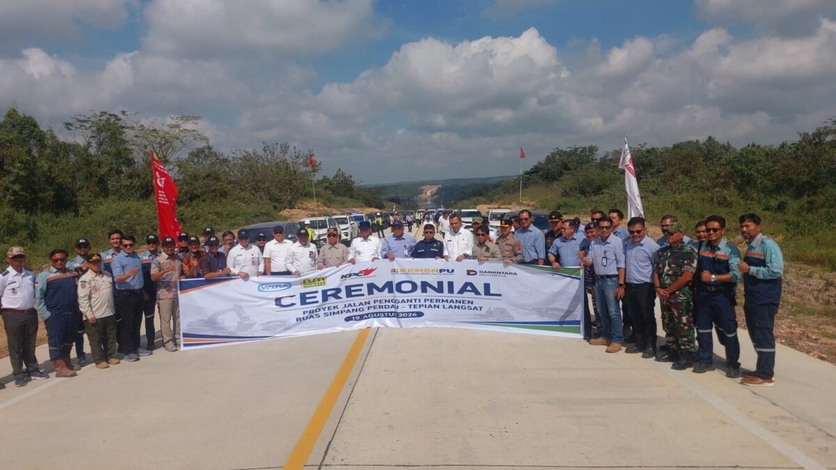 Peran TNI dalam Peresmian JPP Simpang Perdau–Tepian Langsat