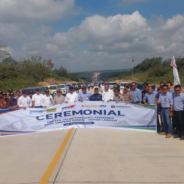 Peran TNI dalam Peresmian JPP Simpang Perdau–Tepian Langsat