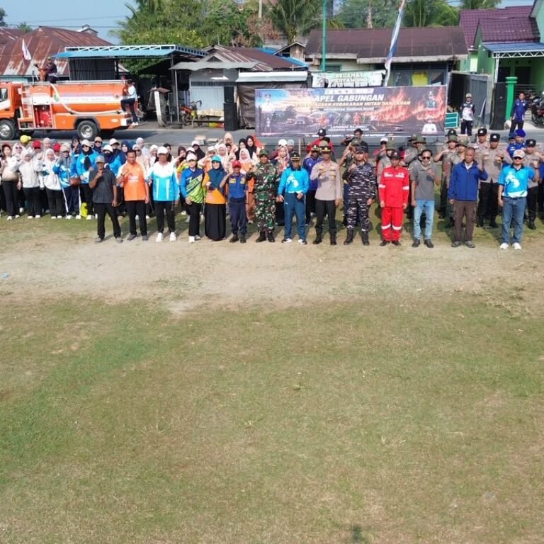 Lintas Instansi di Sangkulirang Latih Kesiapsiagaan Cegah Karhutla