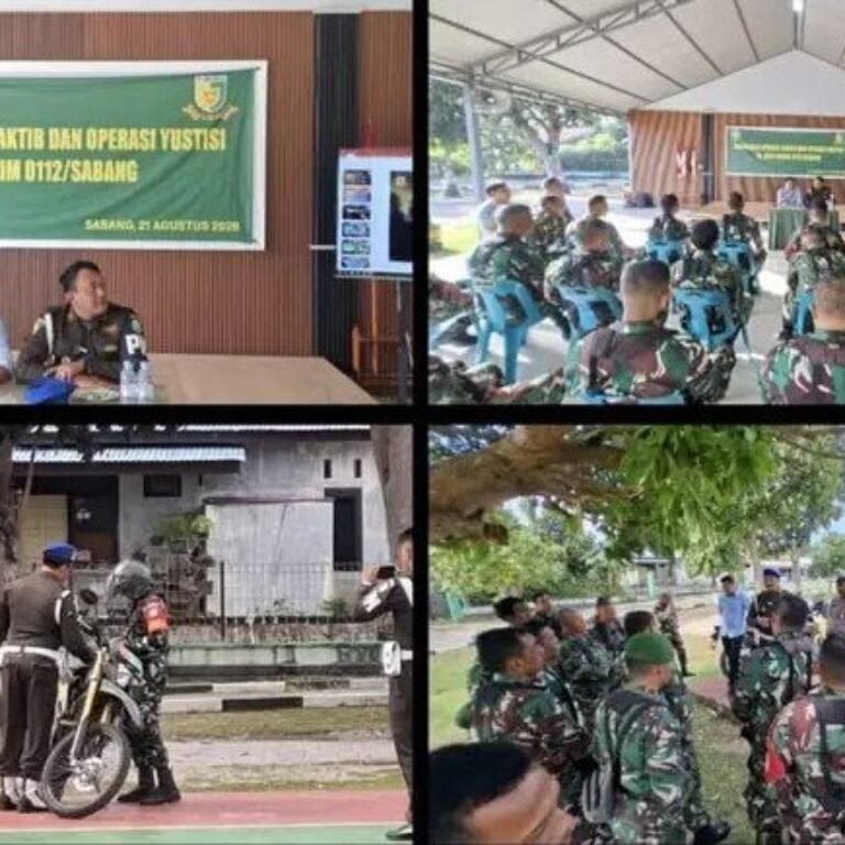 Edukasi UU Lalu Lintas Diberikan ke Personel Kodim 0112/Sabang, Penekanan pada Kedisiplinan Berkendara