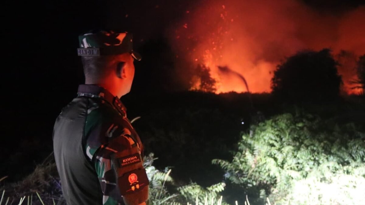 Pulang Pisau: Kodim 1011/KLK dan Manggala Agni Sukses Padamkan Titik Api di Tumbang Nusa