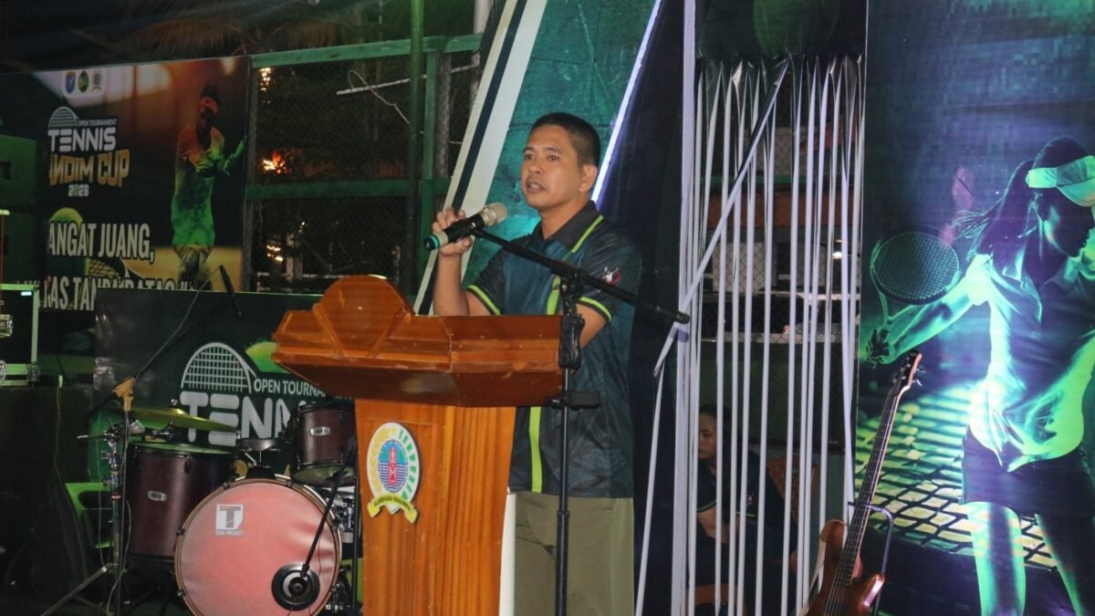 Pembukaan Dandim Cup di Ketapang: Kodim 1203 Gelar Turnamen Tenis