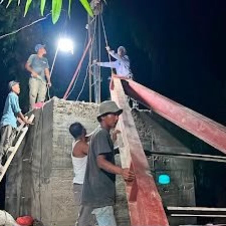 Perakitan Pylon Jembatan Cibubukan-Serasah Dikebut, Material di Serasah Siap Mendukung