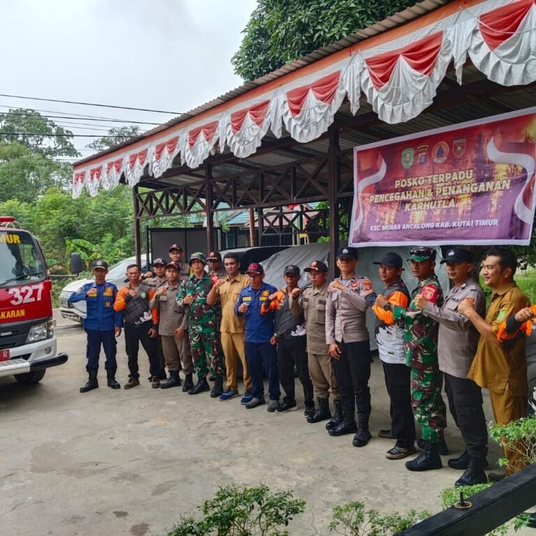 Apel Antisipasi Karhutla di Muara Ancalong Libatkan Berbagai Unsur, Termasuk Babinsa