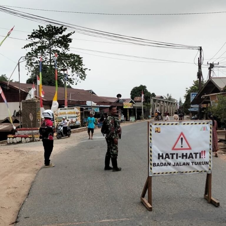 Siapkan Jalur Pengalihan, Koordinasi Penutupan Jembatan Lembak Libatkan Babinsa dan Dinas Perhubungan