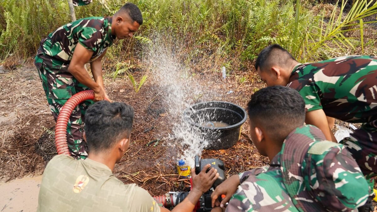 Antisipasi Karhutla: Sumur Bor Dibuat Kodam XXII/Tambun Bungai di 5 Titik Kalteng