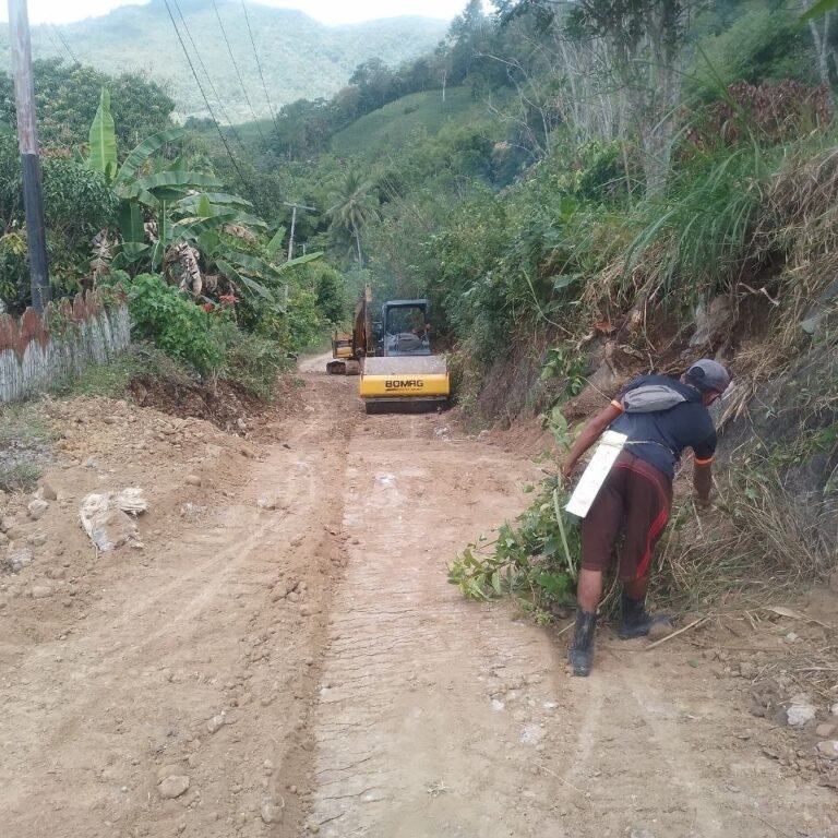 Musik Mesin Excavator Tunjukkan Wajah Baru Jalan Desa Patukku