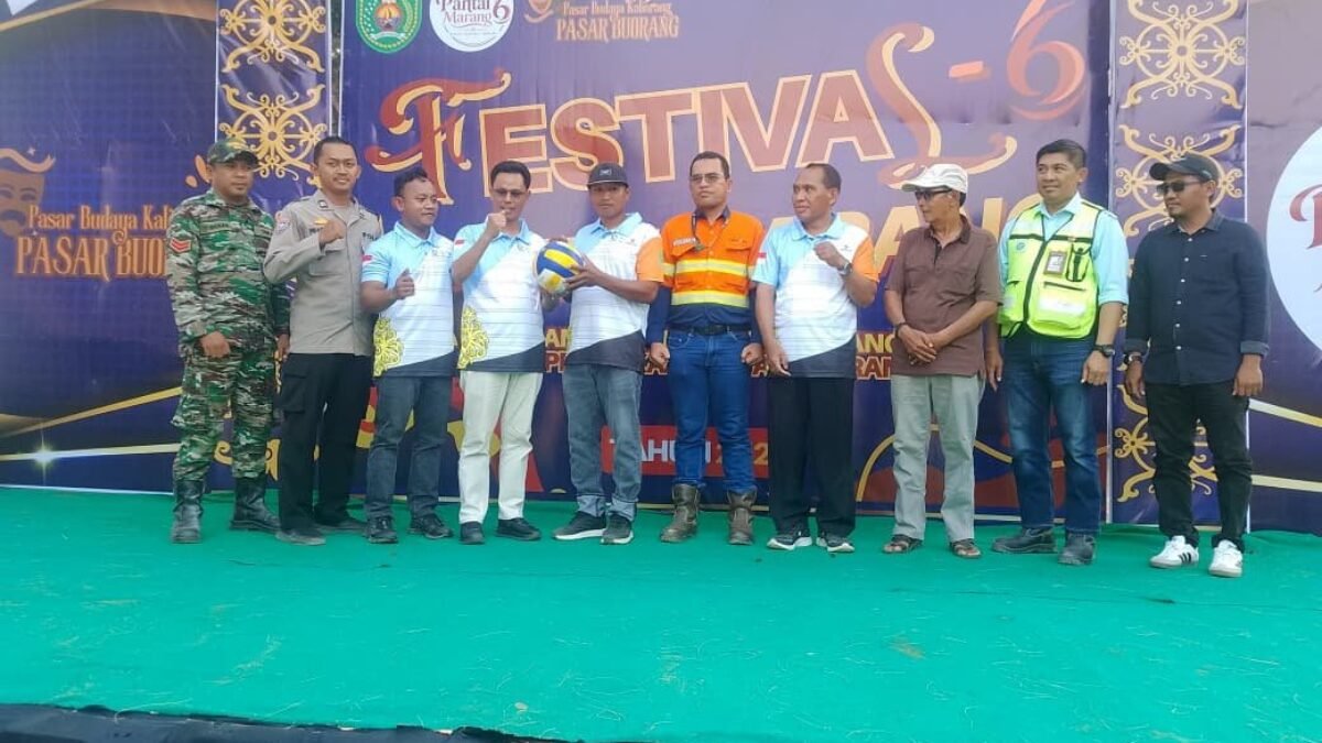 Festival 6 Pantai Marang Resmi Dibuka, Babinsa Kaliorang Turut Hadir