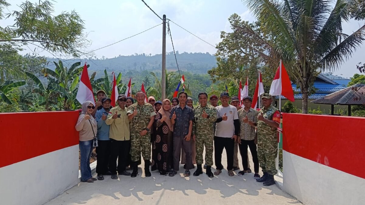 Tinjauan Lapangan Danrem 091/ASN ke TMAB dan Jembatan Beton di Kutai Timur