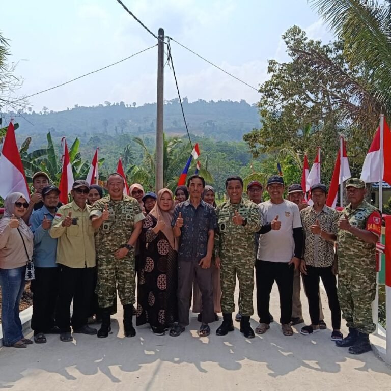 Tinjauan Lapangan Danrem 091/ASN ke TMAB dan Jembatan Beton di Kutai Timur