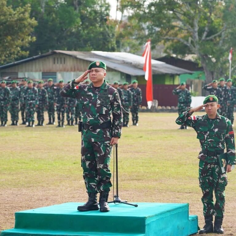 Korem 174/ATW dan Kodim 1707/Merauke Gelar Upacara Bendera Gabungan untuk Perkuat Disiplin