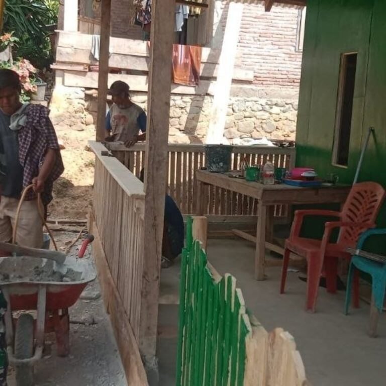 Pengecoran Halaman Tingkatkan Kenyamanan Rumah Sofyan di Patukku