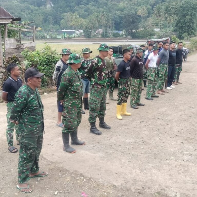 Barisan Rapi dan Pengecekan Menjadi Cermin Komitmen TMMD di Bontocani