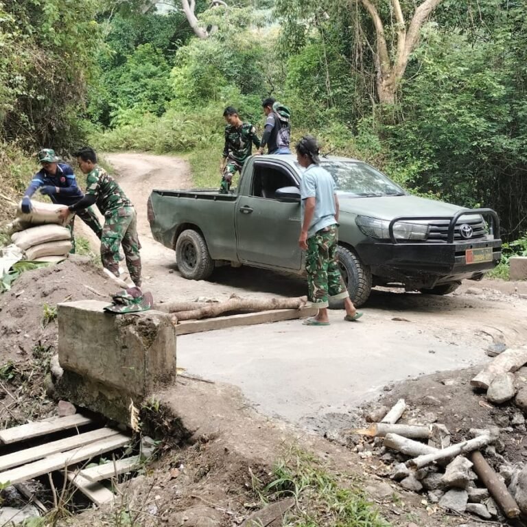 Simbol Harapan di Tengah Material untuk Jalur Watangcani