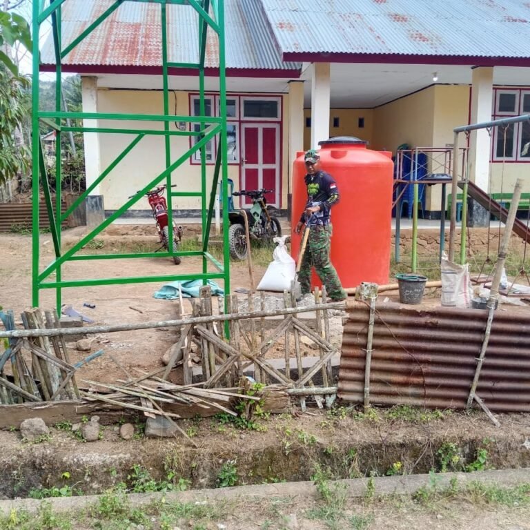 Kemajuan Pembangunan Dudukan Tower Air di Patukku