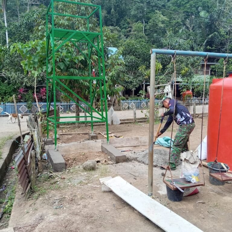 Pondasi Tower Air Mulai Dibangun di Desa Patukku