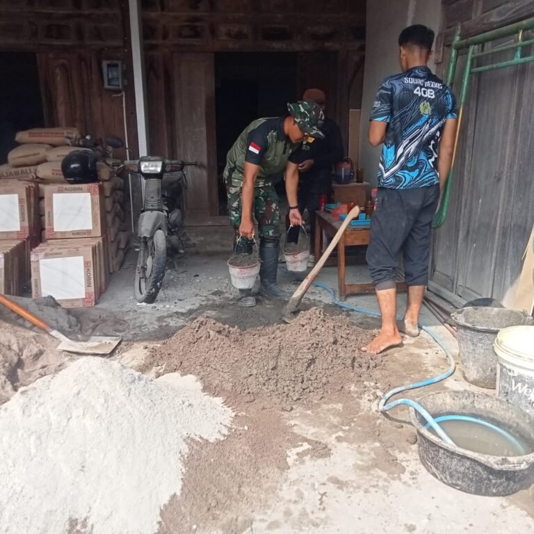 Perbaikan Rumah Subani oleh TMMD Reguler 129 Kodim 0726 Hadirkan Hunian Lebih Layak