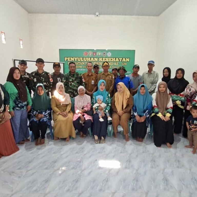 Penyuluhan PHBS dan Pencegahan Penyakit Disampaikan di Tamban Bangun oleh TMMD