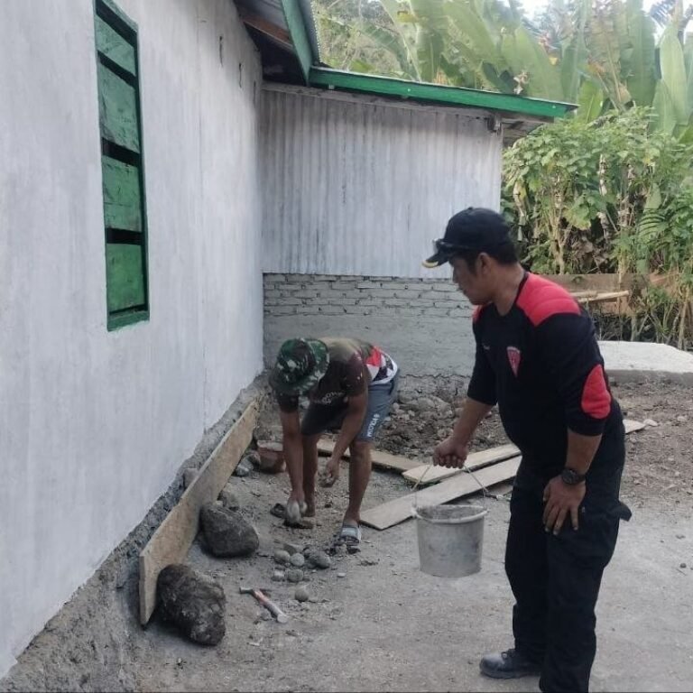 Satgas TMMD Kodim 1407/Bone Fokus Perapian Pondasi Hunian di Pattuku