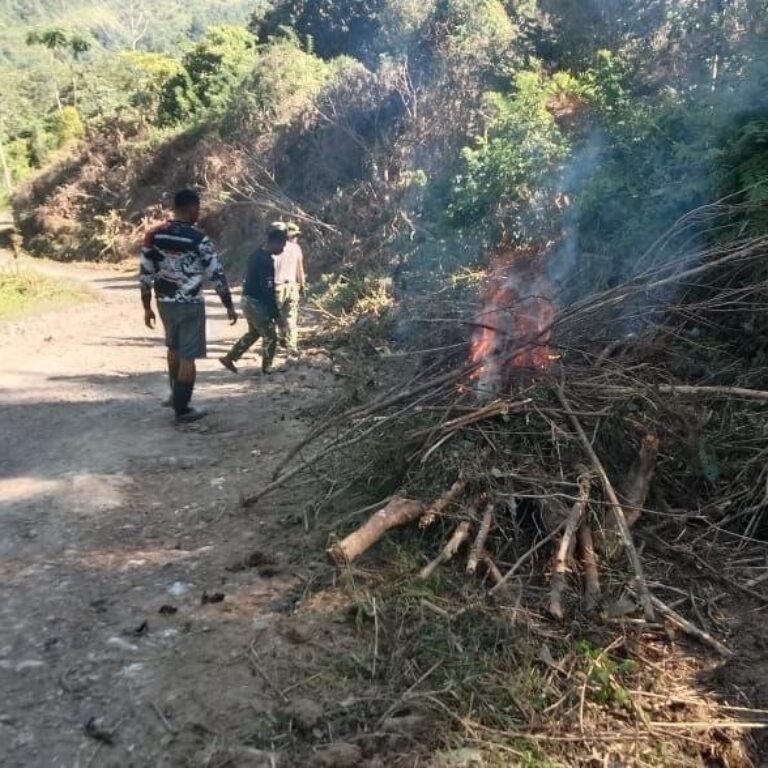 Pembersihan Lokasi Jadi Awal Pembangunan Jalan Penghubung Desa Pattuku