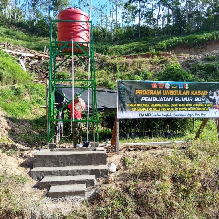 Harapan Air Bersih Muncul Saat Kabel Terpasang di Sumur Bor Pattuku