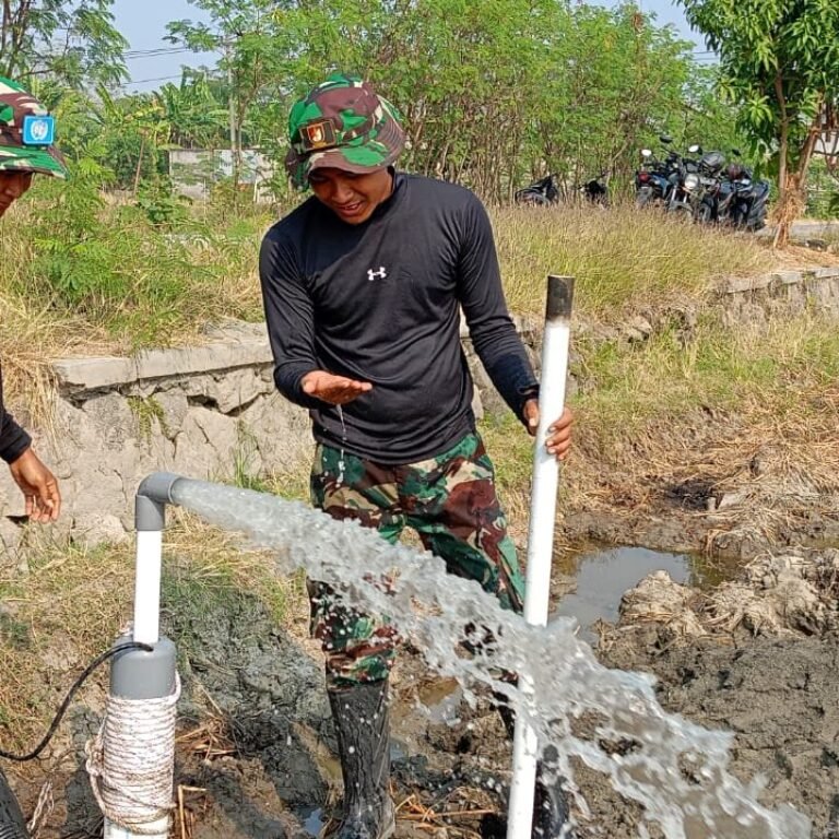 TMMD 129: Sumur Bor Perpompaan Diharap Menstabilkan Produksi Pertanian Parangjoro