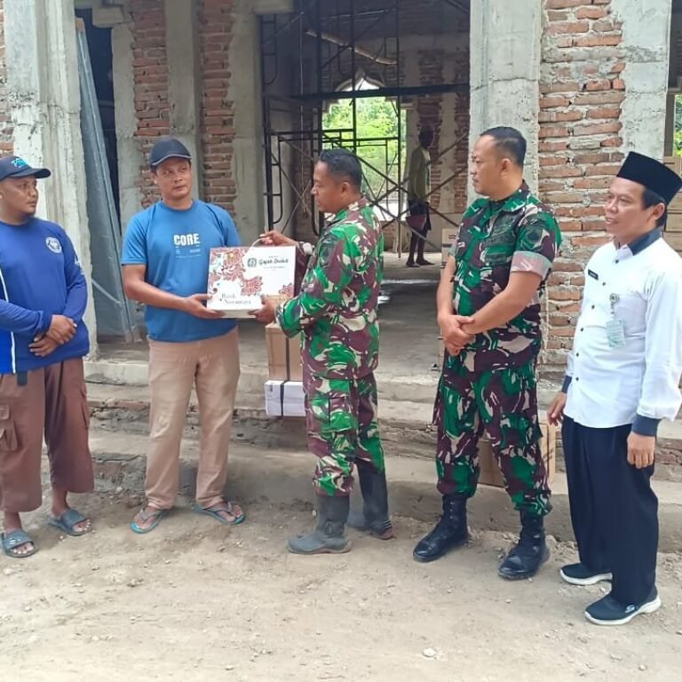 Bantuan TMMD untuk Masjid Albarokah Perkuat Keterikatan Warga Parangjoro