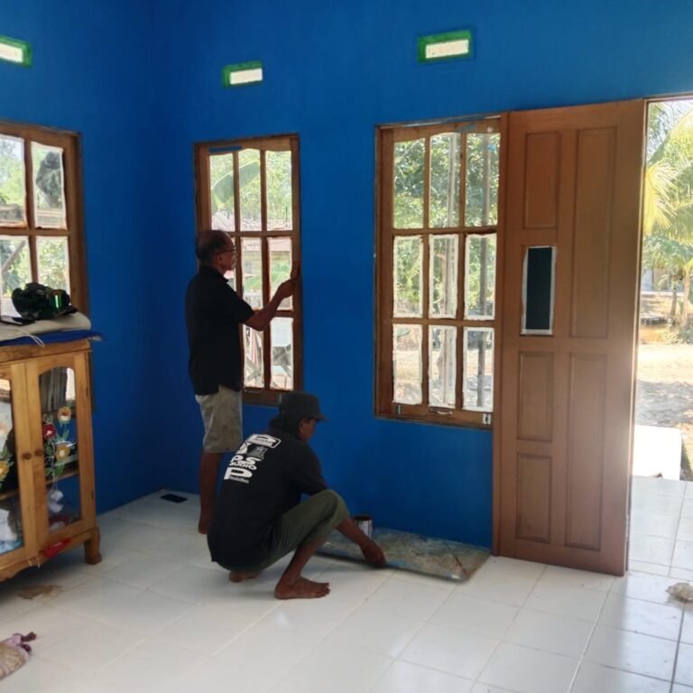 Transformasi Mushola Darul Istiqomah: Cat Hijau dan Biru Selesaikan Tahap Akhir