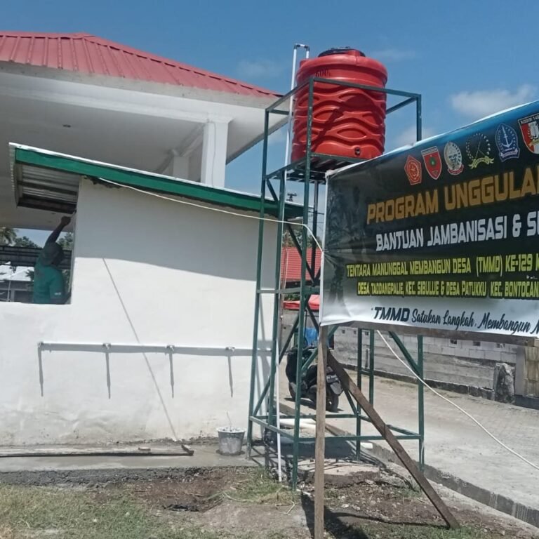 Detail Akhir Pembangunan Jambanisasi TMMD di Maroanging Jadi Kunci Kenyamanan Warga