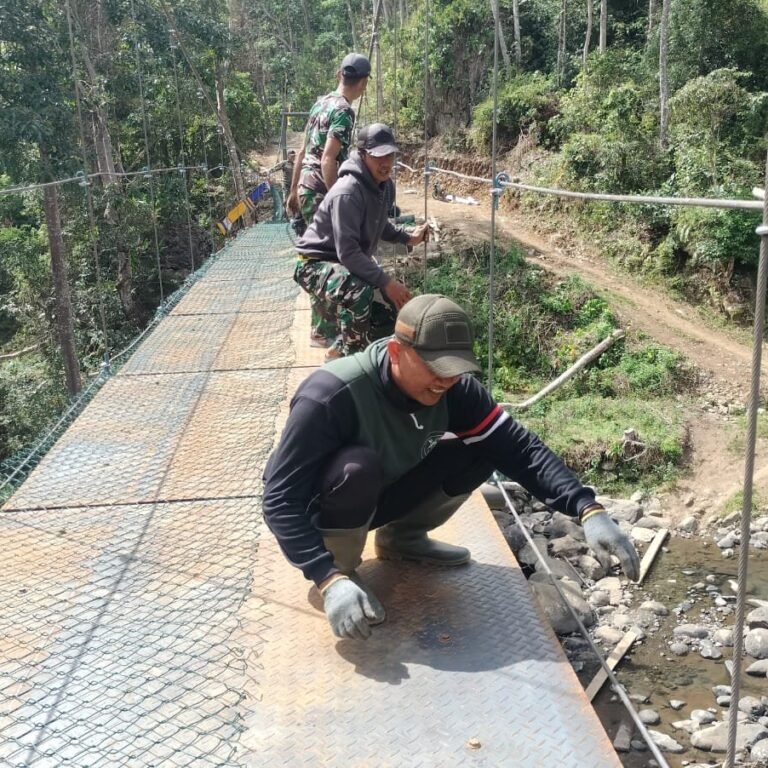 Ram Pengaman Terpasang, Jembatan Gantung Desa Pattuku Siap Diandalkan Masyarakat
