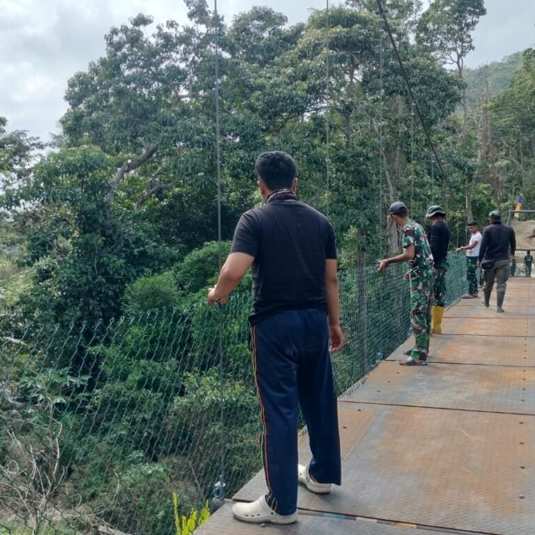 Ram Pengaman Lengkapi Jembatan Gantung, Harapan Baru Mobilitas Antardusun Pattuku-Lemo