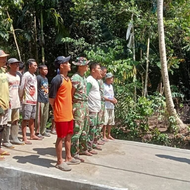 Awal Hari Terstruktur, Pendorong Kinerja Satgas TMMD Ke-129 di Kecamatan Sibulue